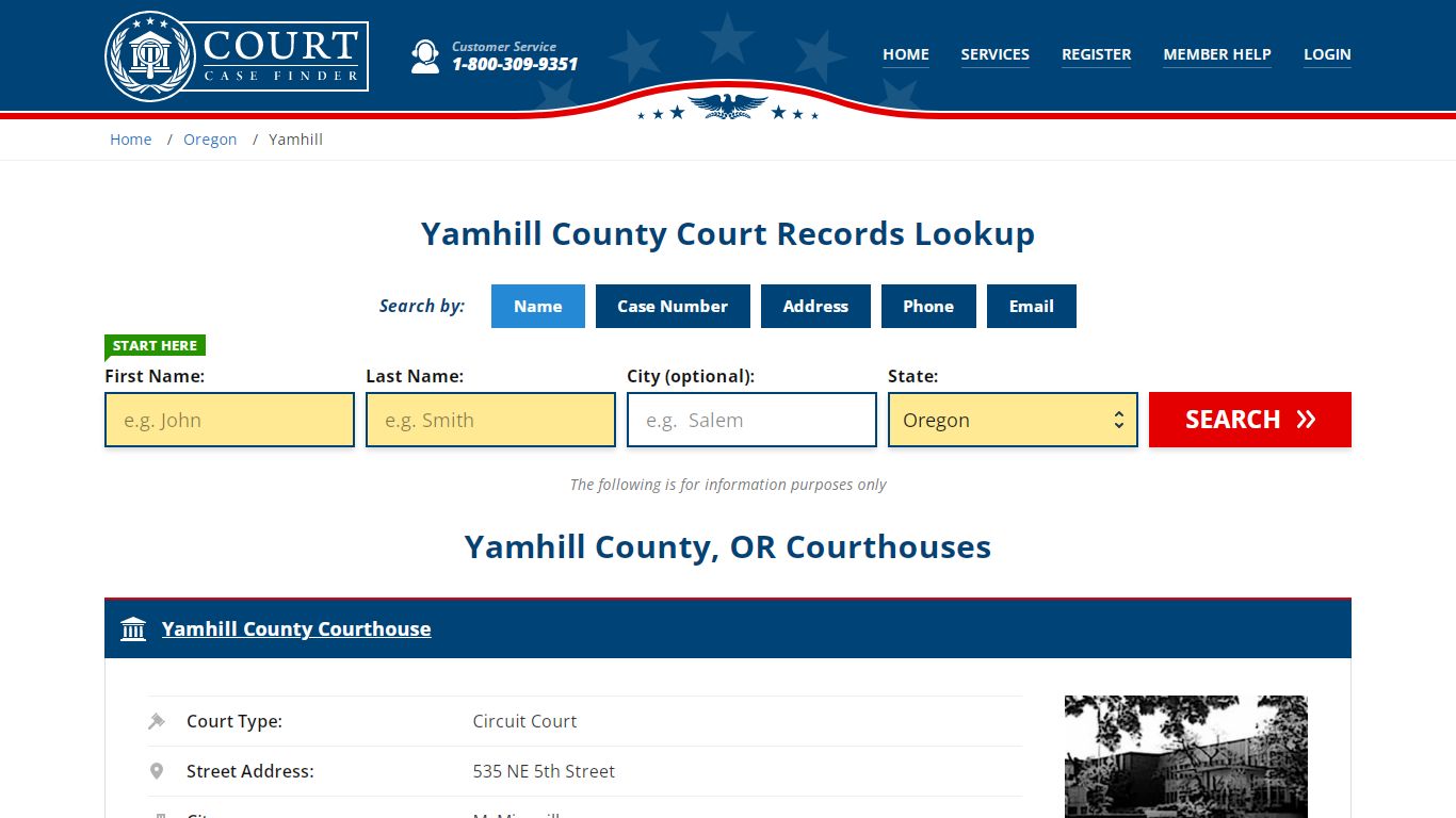 Yamhill County Court Records | OR Case Lookup